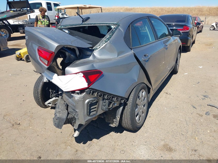 Vin: 3kpa24ad8ne434348, lot: 46232535, kia rio s 20224