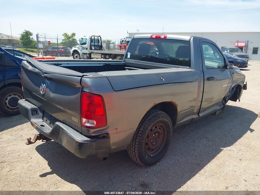Vin: 3c6jd6ap2cg237409, lot: 46232546, ram 1500 st 20124