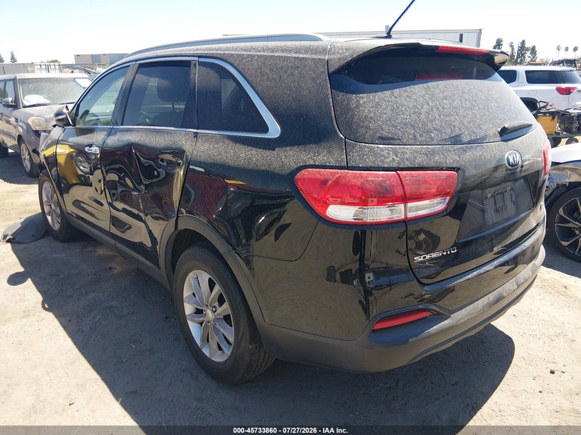 Vin: 5xypgda56gg174171, lot: 46232559, kia sorento 3.3l lx 20163