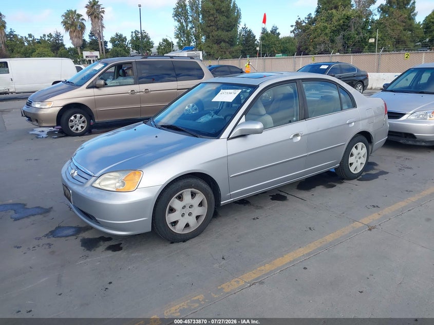 2001 HONDA CIVIC auction photo 2