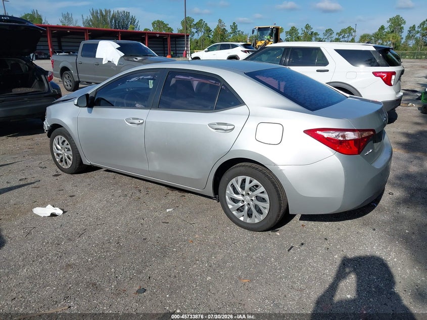 Vin: 5yfburhe3jp775515, lot: 46232575, toyota corolla le 20183