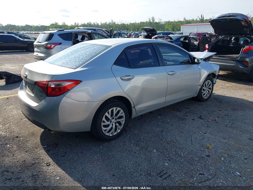 Vin: 5yfburhe3jp775515, lot: 46232575, toyota corolla le 20184