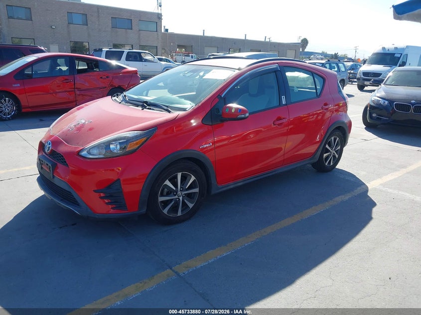 Vin: jtdkdtb39j1602591, lot: 46232579, toyota prius c one 20182