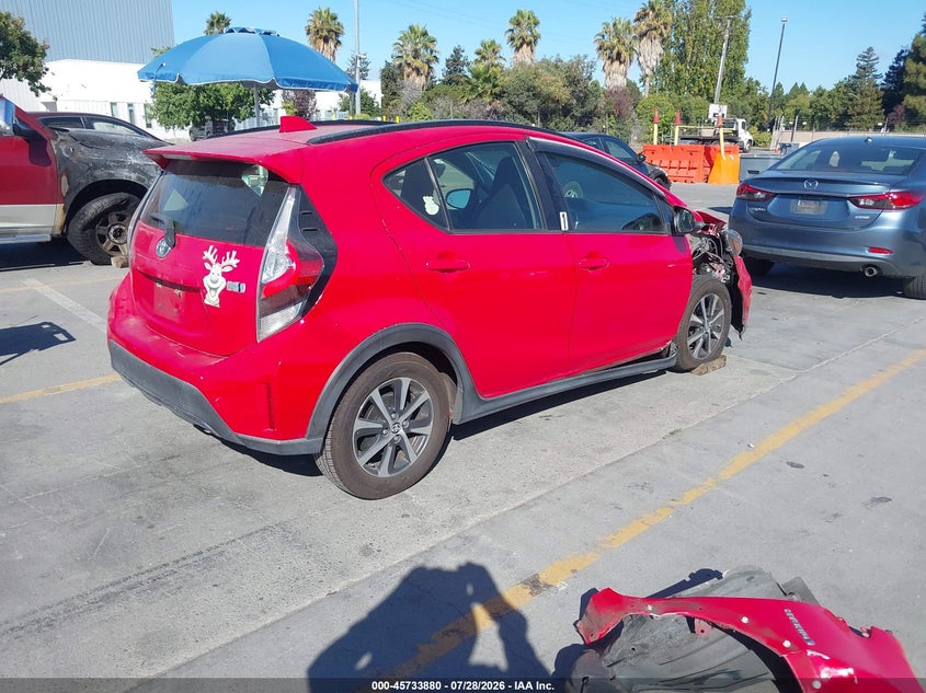 Vin: jtdkdtb39j1602591, lot: 46232579, toyota prius c one 20184