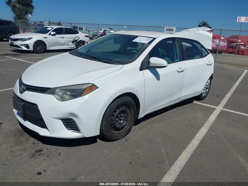 Vin: 5yfburhe5fp357562, lot: 46232604, toyota corolla le 20152