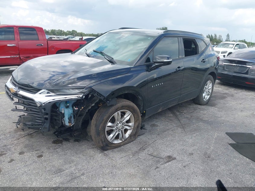 Vin: 3gnkbbra8ls572755, lot: 46232609, chevrolet blazer fwd 1lt 20202