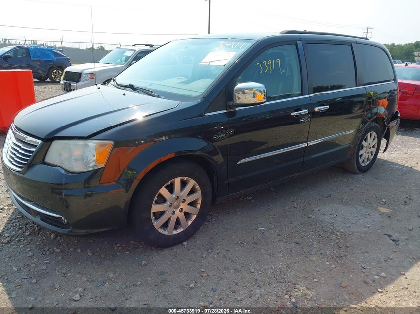 Vin: 2c4rc1cg9cr413705, lot: 46232618, chrysler town & country touring-l 20122