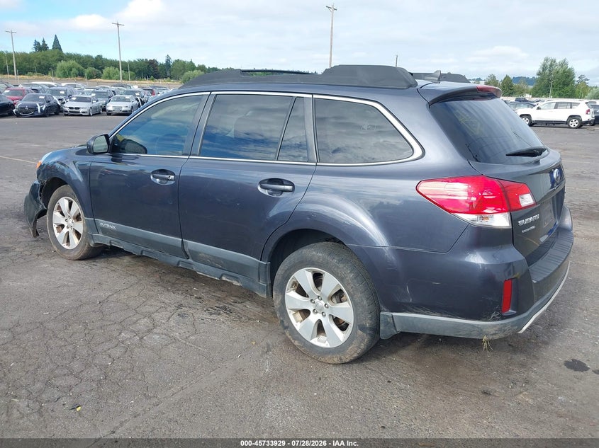 Vin: 4s4brdlc3d2234957, lot: 46232628, subaru outback 3.6r limited 20133