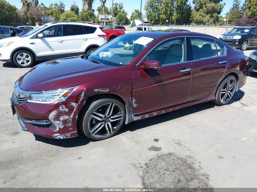 Vin: 1hgcr3f92ha035172, lot: 46232630, honda accord touring v6 20172