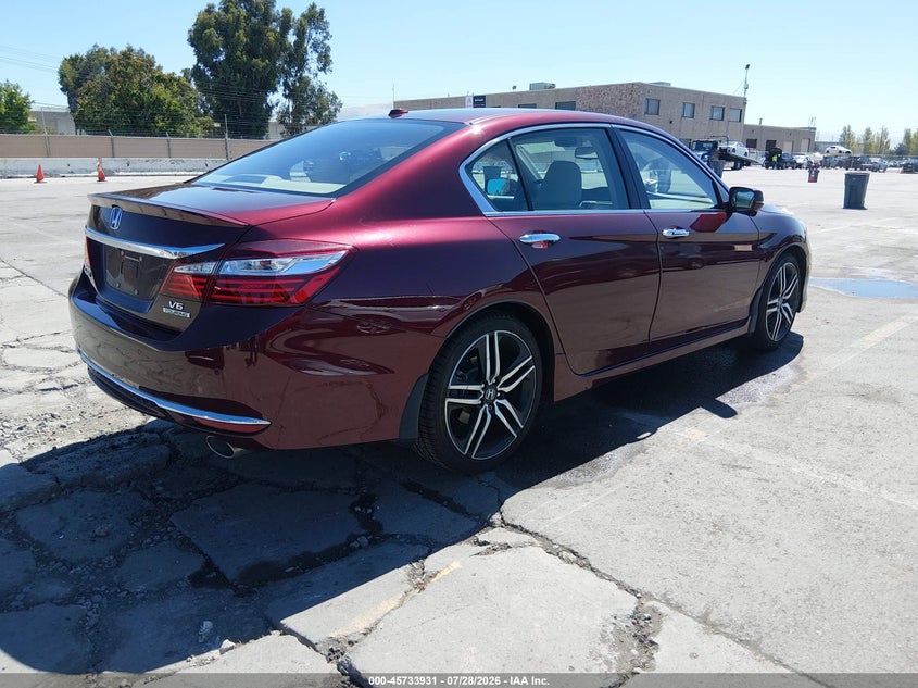 Vin: 1hgcr3f92ha035172, lot: 46232630, honda accord touring v6 20174