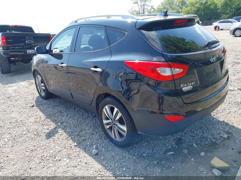 Vin: km8ju3agxfu091829, lot: 46232650, hyundai tucson limited 20153