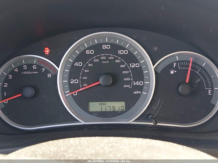 2010 SUBARU IMPREZA SEDAN 2.5L H-4 VVT, 170HP