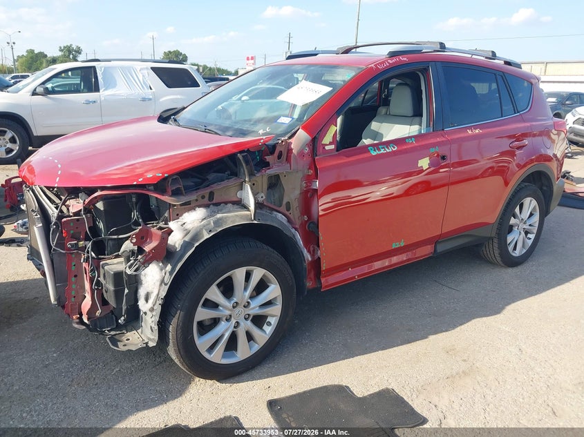 Vin: 2t3yfrev0ew090523, lot: 46232652, toyota rav4 limited 20142