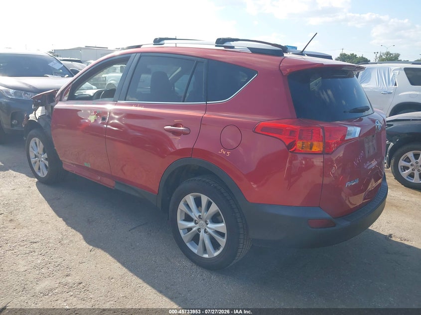 Vin: 2t3yfrev0ew090523, lot: 46232652, toyota rav4 limited 20143