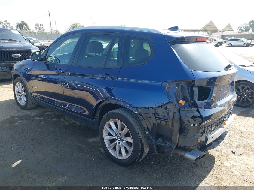 Vin: 5uxwx9c5xf0d48304, lot: 46232668, bmw x3 xdrive28i 20153