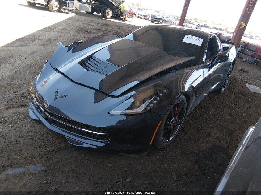 Vin: 1g1yf2d76e5118755, lot: 46232673, chevrolet corvette stingray 20142