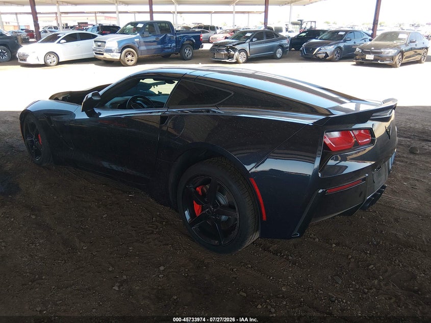 Vin: 1g1yf2d76e5118755, lot: 46232673, chevrolet corvette stingray 20143