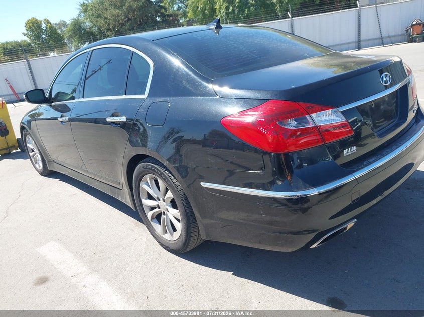 Vin: kmhgc4ddxcu203433, lot: 46232680, hyundai genesis 3.8 20123