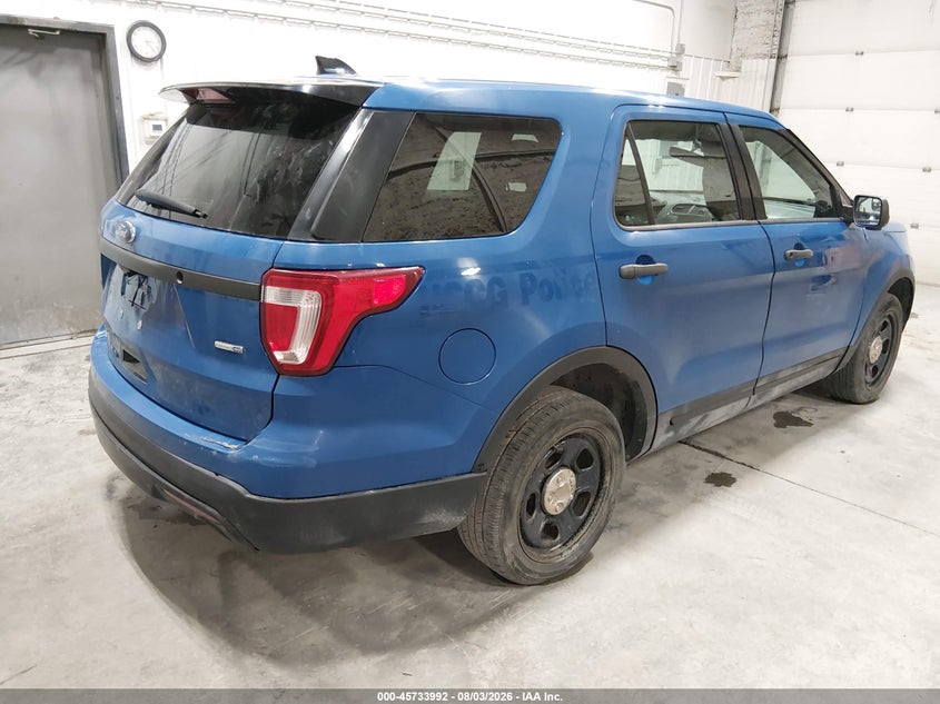Vin: 1fm5k8ar5hge15860, lot: 46232691, ford utility police interceptor 20174