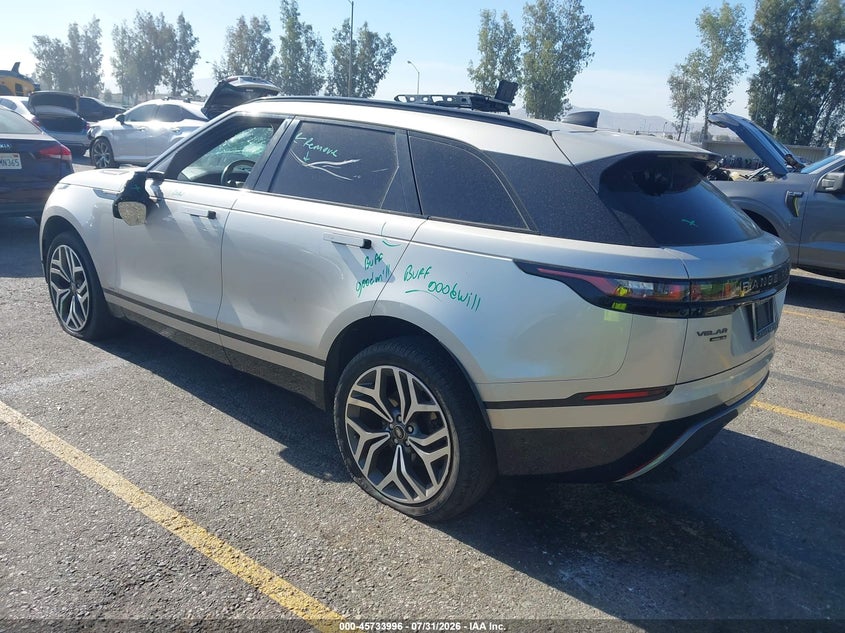Vin: salyk2ex5la270749, lot: 46232695, land rover range rover velar p250 r-dynamic s 20203