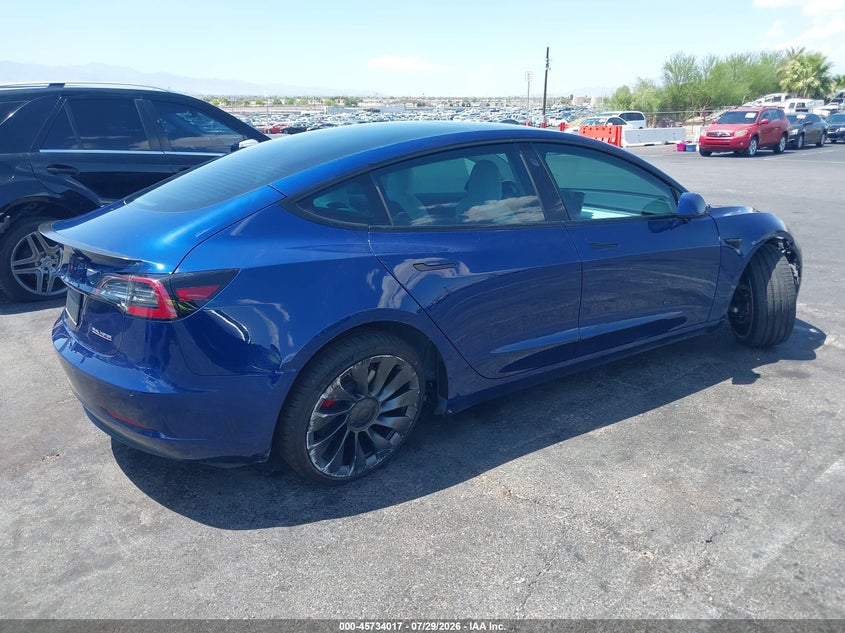 2022 TESLA MODEL 3 auction photo 4