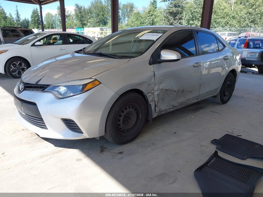 Vin: 2t1burhe8gc590014, lot: 46232716, toyota corolla l 20162