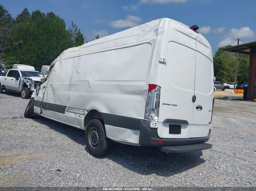 Vin: w1y40chy4pt144734, lot: 46232724, mercedes-benz sprinter 2500 high roof 4-cyl gas 20233