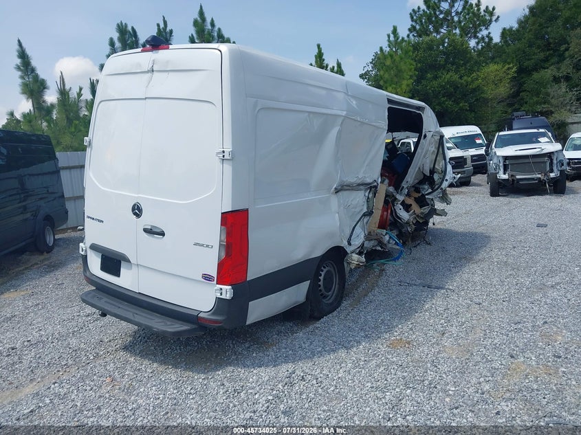 Vin: w1y40chy4pt144734, lot: 46232724, mercedes-benz sprinter 2500 high roof 4-cyl gas 20234