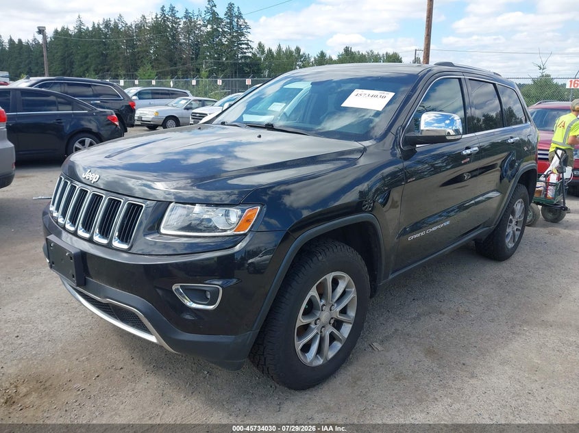 2014 Jeep Grand Cherokee, Front End, IAAI, VIN 1C4RJFBG9EC327178 — photo 2
