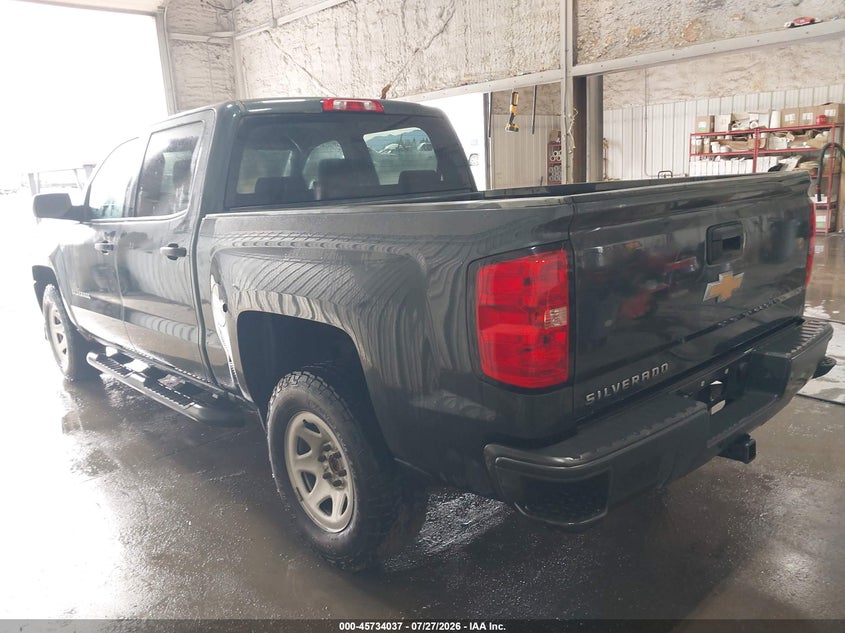 Vin: 3gcuknec1jg335177, lot: 46232736, chevrolet silverado 1500 wt 20183