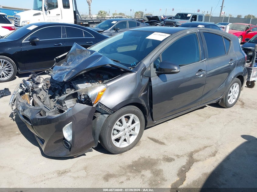 Vin: jtdkdtb39f1104219, lot: 46232748, toyota prius c two 20152