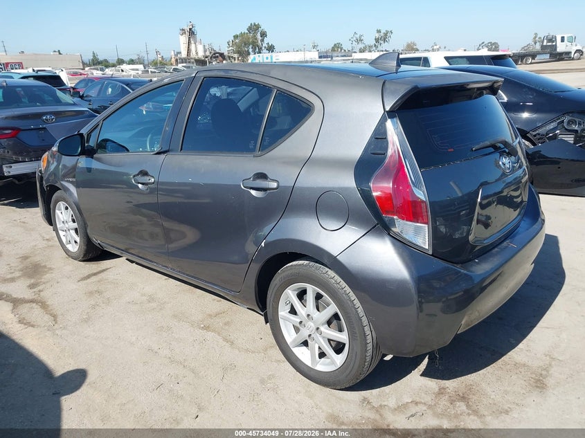 Vin: jtdkdtb39f1104219, lot: 46232748, toyota prius c two 20153
