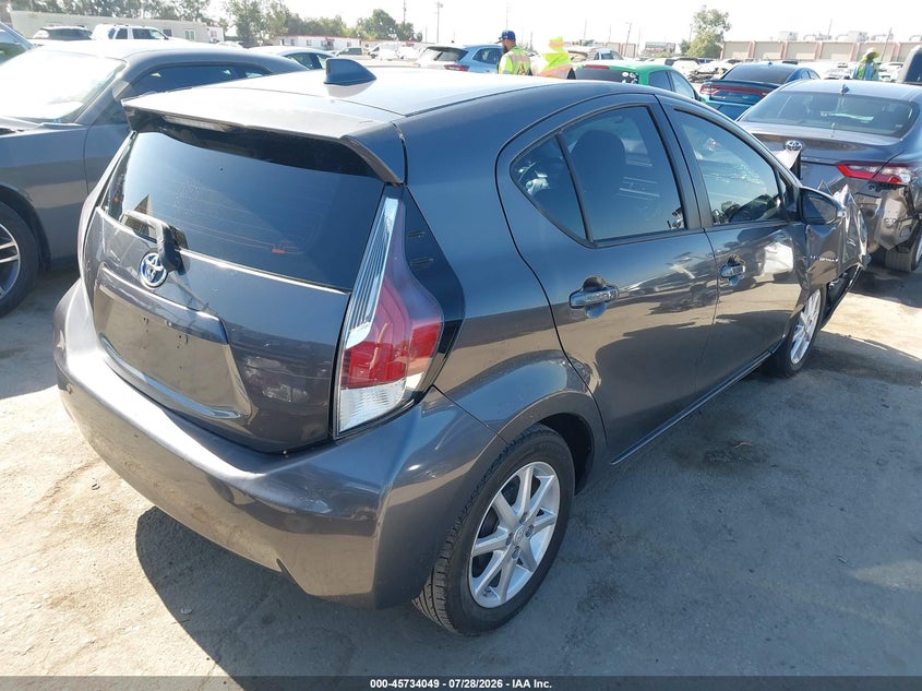 Vin: jtdkdtb39f1104219, lot: 46232748, toyota prius c two 20154