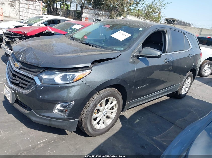 2021 Chevrolet Equinox Fwd Lt, Front End, IAAI, VIN 2GNAXKEV2M6115851 — photo 2