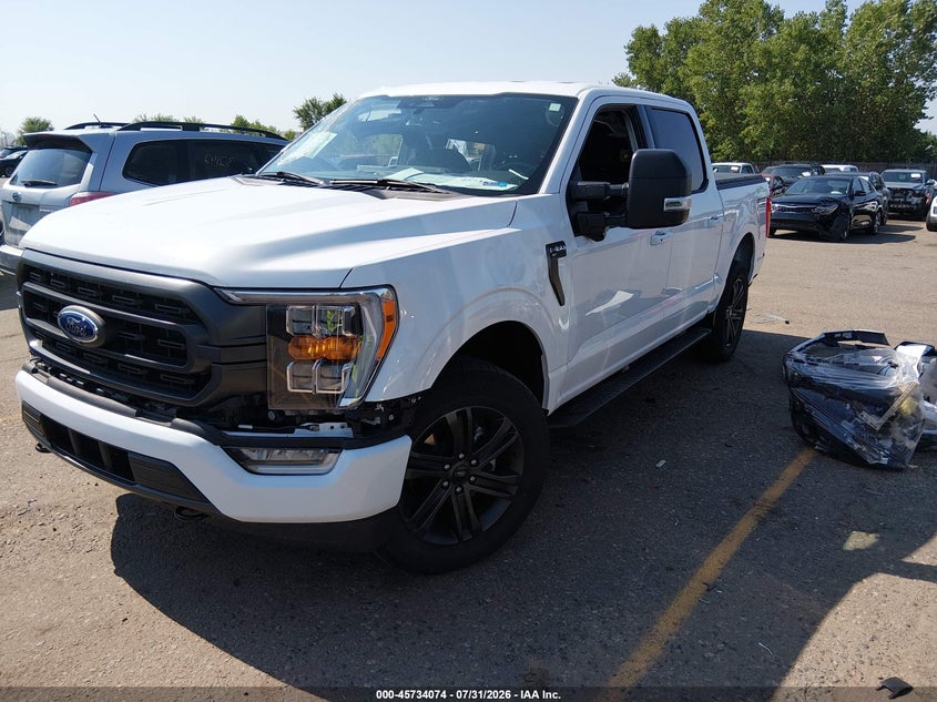 Vin: 1ftfw1e82nfc44105, lot: 46232773, ford f-150 xlt 20222