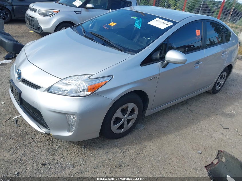 Vin: jtdkn3du5e1765862, lot: 46232787, toyota prius four 20142