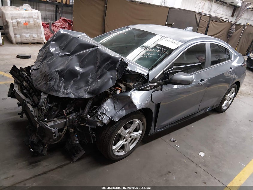 Vin: 1g1rc6s55ku106751, lot: 46232834, chevrolet volt lt 20192