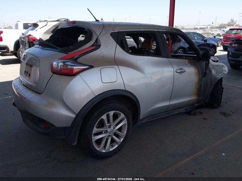 Vin: jn8af5mr8gt602179, lot: 46232843, nissan juke s 20164
