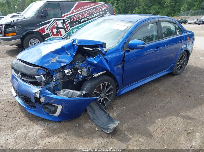 Vin: ja32v2fw6hu009435, lot: 46232855, mitsubishi lancer es 20172