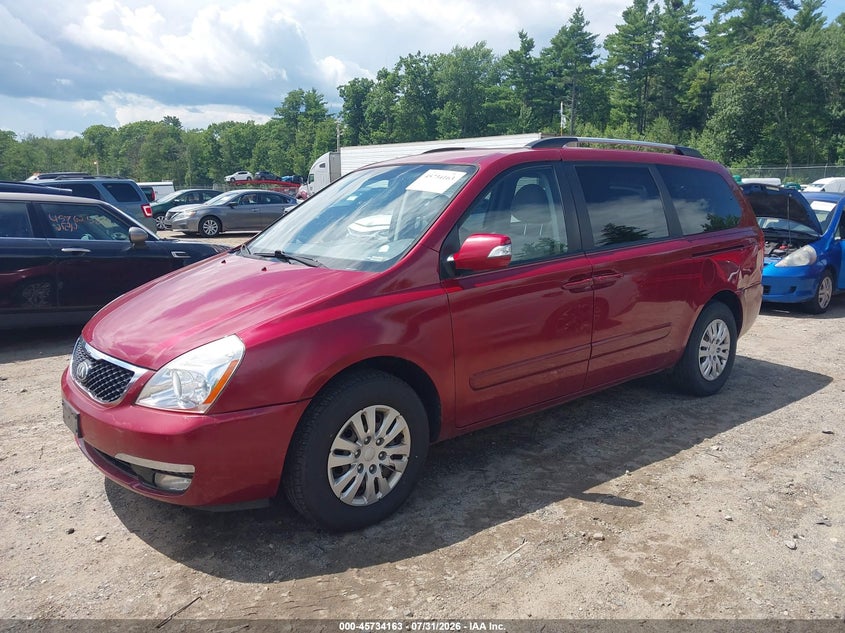 Vin: kndmg4c72e6538779, lot: 46232862, kia sedona lx 20142