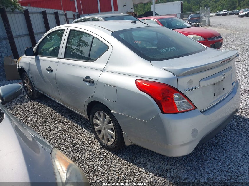 Vin: 3n1cn7ap5fl809477, lot: 46232865, nissan versa 1.6 s+ 20153