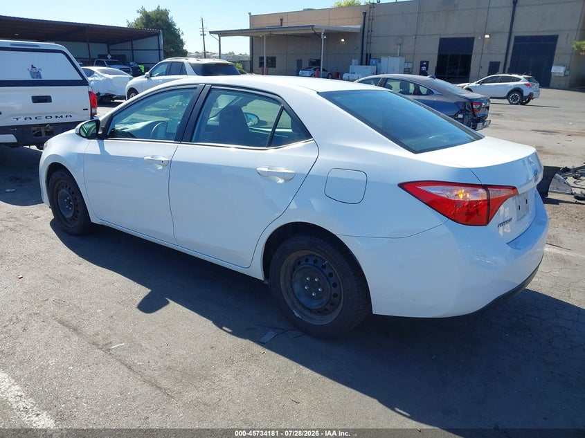 Vin: 5yfburhe8jp783335, lot: 46232880, toyota corolla le 20183