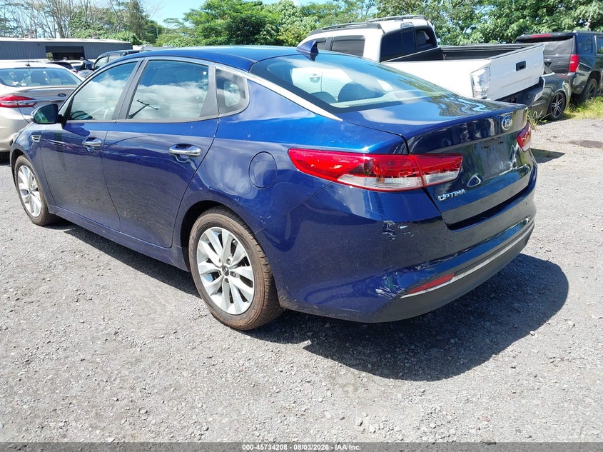 Vin: 5xxgt4l35jg263961, lot: 46232907, kia optima lx 20183
