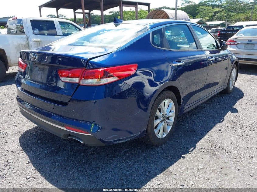 Vin: 5xxgt4l35jg263961, lot: 46232907, kia optima lx 20184