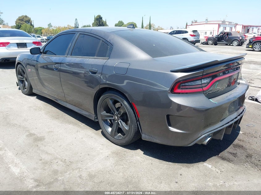Vin: 2c3cdxgj6kh635591, lot: 46232916, dodge charger scat pack rwd 20193