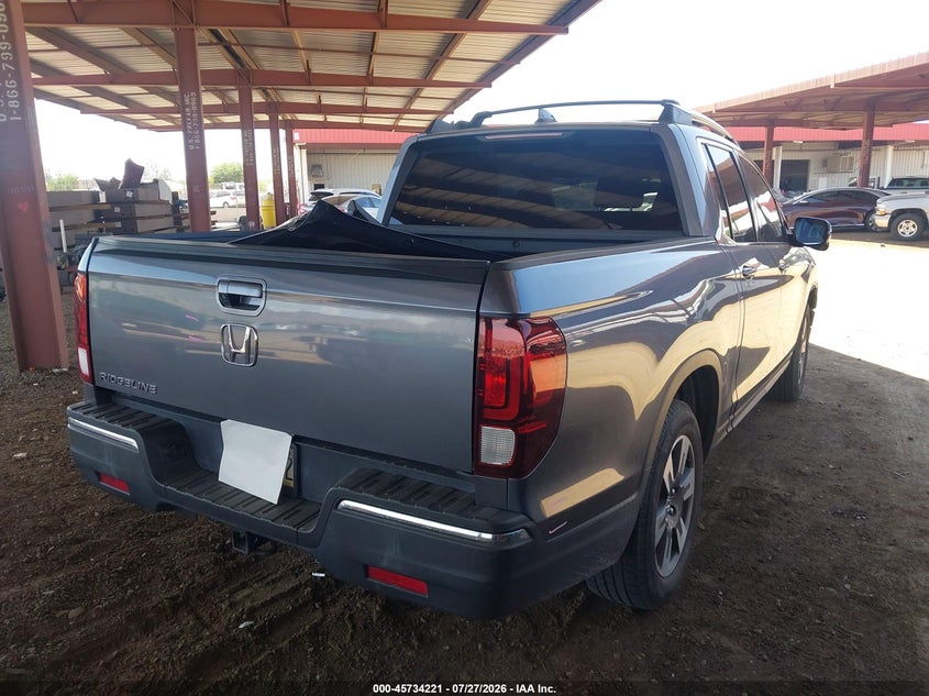 Vin: 5fpyk2f69hb007621, lot: 46232920, honda ridgeline rtl-t 20174