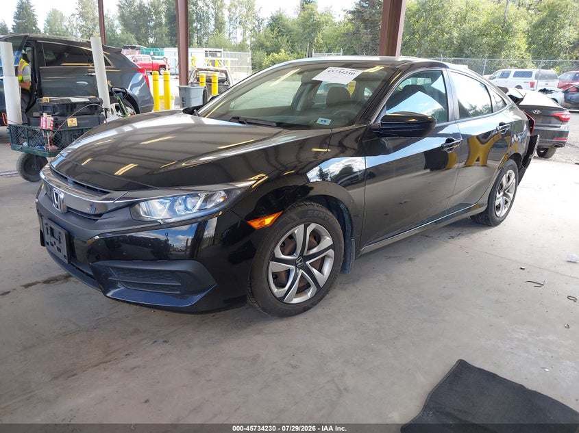 Vin: 2hgfc2e51jh538738, lot: 46232929, honda civic lx 20182