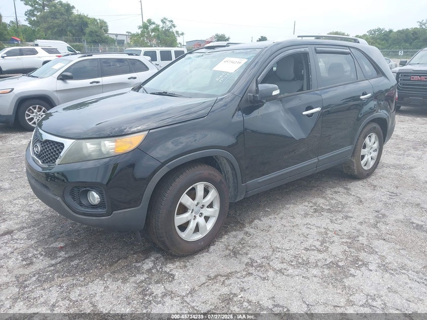 Vin: 5xykt4a65cg233252, lot: 46232938, kia sorento lx 20122