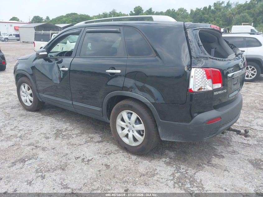 Vin: 5xykt4a65cg233252, lot: 46232938, kia sorento lx 20123
