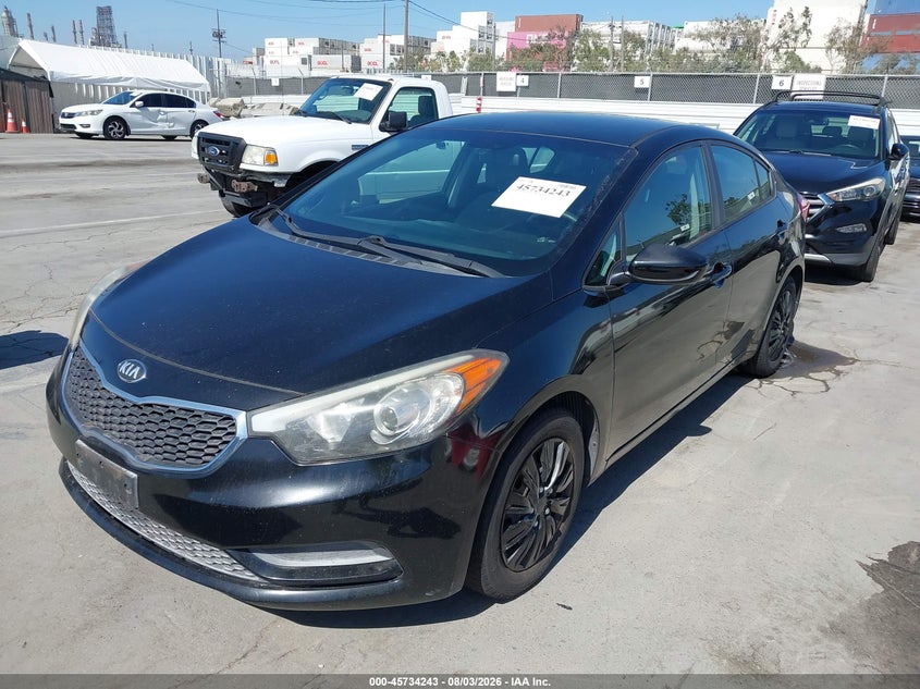 Vin: knafk4a6xf5425488, lot: 46232942, kia forte lx 20152